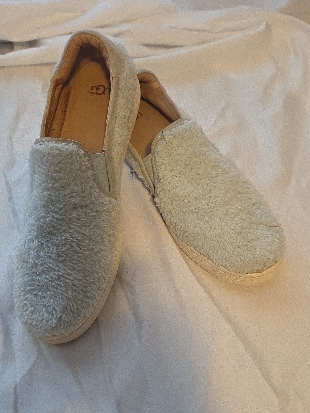 UGG Women's Plush Slip-On Sneakers in Light Blue